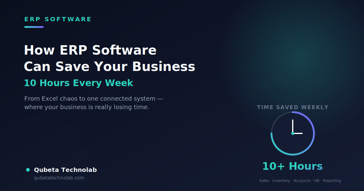 How ERP Software Can Save Your Business 10 Hours Every Week ?